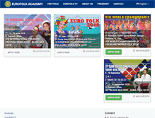 Tablet Screenshot of eurofolk.com
